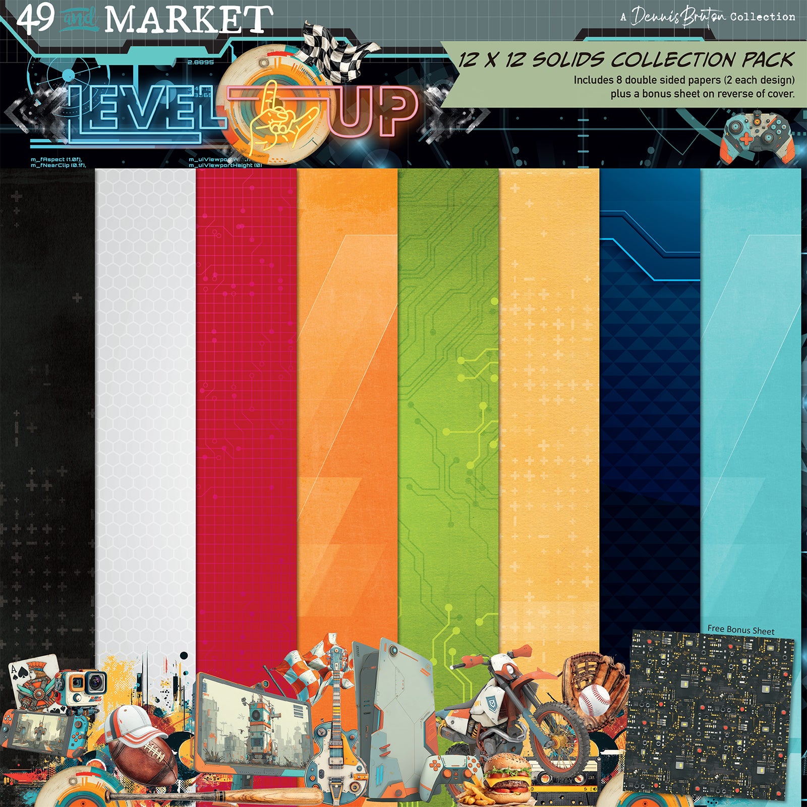 49 & Market Level Up 12x12 Solids Collection Pack